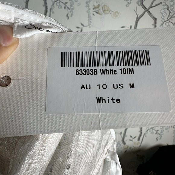 NWT One And Only Collective Cocktail Dress Sz M Lace Corset Top‎ Tie Up Straps - Picture 10 of 10